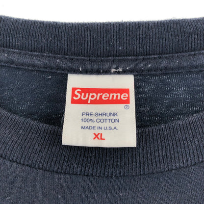 【中古品】【メンズ】 Supreme シュプリーム BOX LOGO L/S TEE 20AW ボックスロゴ ロングスリーブ Tシャツ ロンT 長袖 149-260402-nm-04-otoh サイズ：XL カラー：ネイビー 万代Net店