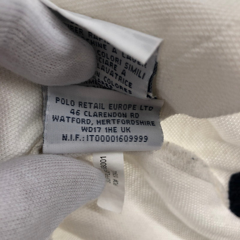 【中古品】【メンズ】 POLO RALPH LAUREN ポロ ラルフローレン ビッグポニー カスタムフィット 鹿の子ポロシャツ 146-260506-sy-05-otoh サイズ：L カラー：レッド・ブルー・ホワイト系 万代Net店