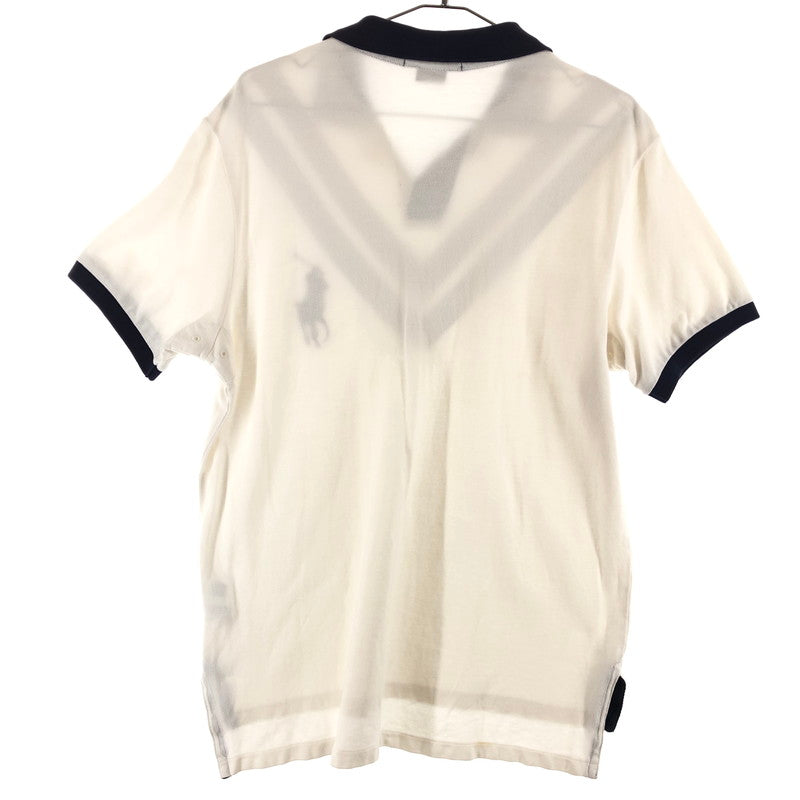 【中古品】【メンズ】 POLO RALPH LAUREN ポロ ラルフローレン ビッグポニー カスタムフィット 鹿の子ポロシャツ 146-260506-sy-05-otoh サイズ：L カラー：レッド・ブルー・ホワイト系 万代Net店