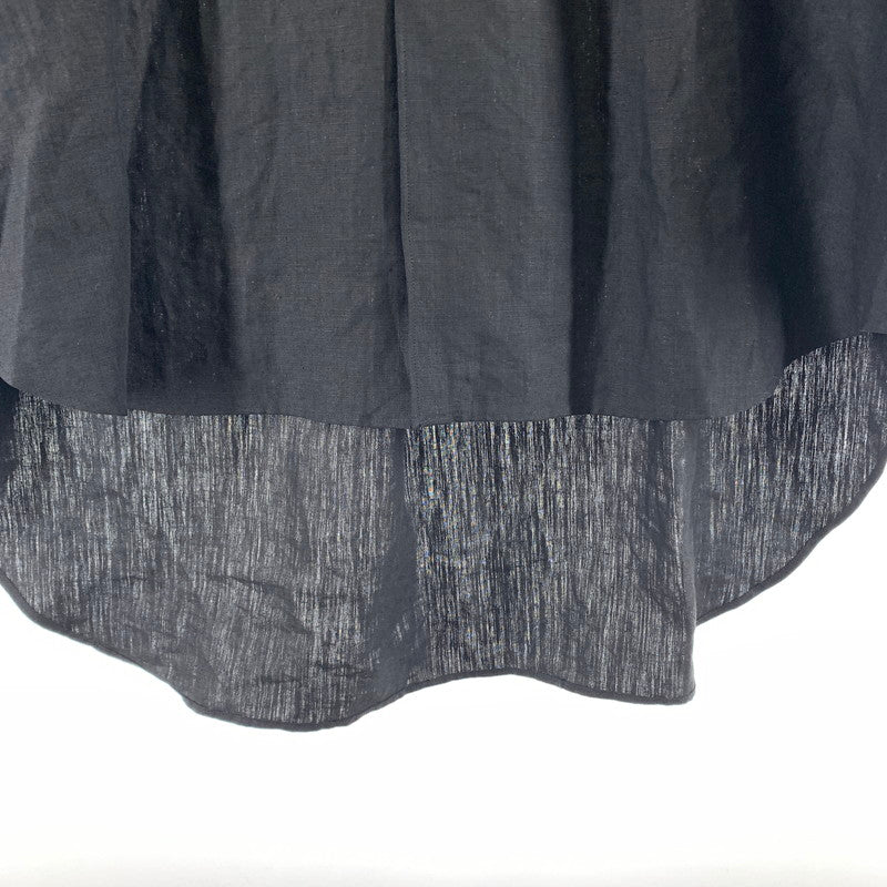 【中古品】【メンズ】 RAKINES ラキネス 01S19HN001H リネン 長袖シャツ 140-260607-st-03-otoh カラー：ブラック 万代Net店