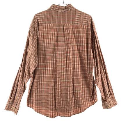 【中古品】【メンズ】 TOMMY HILFIGER トミー ヒルフィガー ヴィンテージ オールドトミー　長袖シャツ 147-260510-sy-06-otoh サイズ：XL カラー：ブラウン系・チェック柄 万代Net店