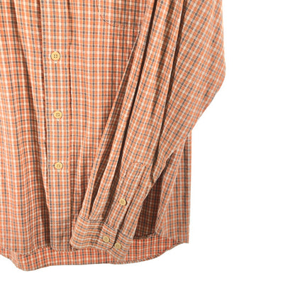 【中古品】【メンズ】 TOMMY HILFIGER トミー ヒルフィガー ヴィンテージ オールドトミー　長袖シャツ 147-260510-sy-06-otoh サイズ：XL カラー：ブラウン系・チェック柄 万代Net店