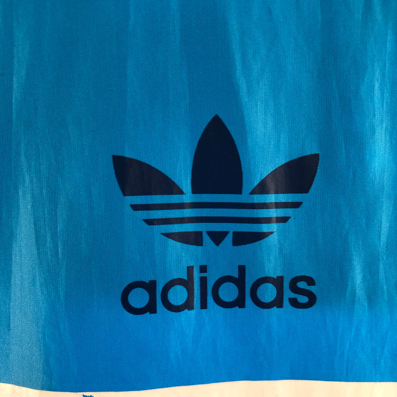 【中古品】【メンズ】 adidas アディダス ナイロンジャケット トレフォイルロゴ 148-260511-sy-07-otoh サイズ：M カラー：ブルー/ネイビーリブライン 万代Net店