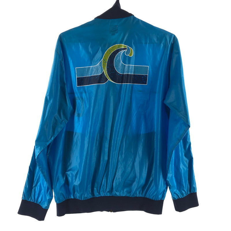 【中古品】【メンズ】 adidas アディダス ナイロンジャケット トレフォイルロゴ 148-260511-sy-07-otoh サイズ：M カラー：ブルー/ネイビーリブライン 万代Net店