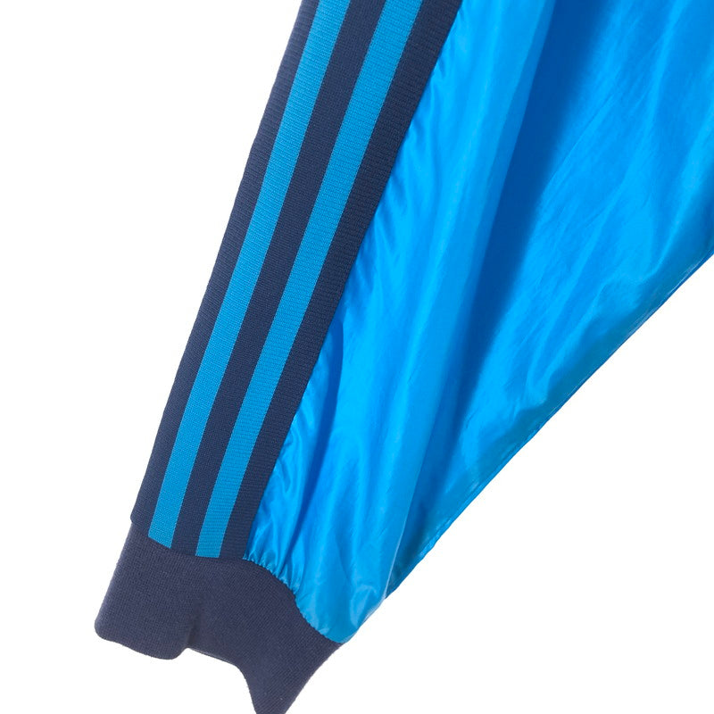 【中古品】【メンズ】 adidas アディダス ナイロンジャケット トレフォイルロゴ 148-260511-sy-07-otoh サイズ：M カラー：ブルー/ネイビーリブライン 万代Net店
