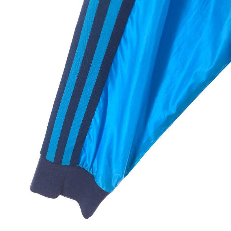 【中古品】【メンズ】 adidas アディダス ナイロンジャケット トレフォイルロゴ 148-260511-sy-07-otoh サイズ：M カラー：ブルー/ネイビーリブライン 万代Net店