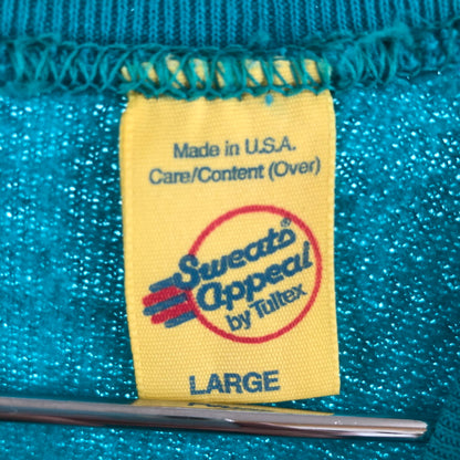 【中古品】【メンズ】 Sweats Appeal byTultex スウェッツ・アピール・バイ・タルテックス ヴィンテージスウェット 長袖スウェット 146-260511-sy-06-otoh サイズ：L カラー：エメラルドグリーン/ターコイズ系 万代Net店