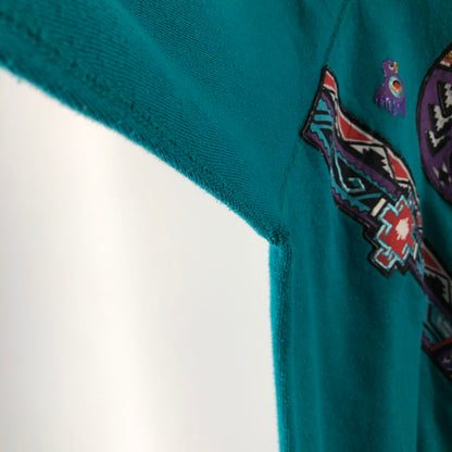 【中古品】【メンズ】 Sweats Appeal byTultex スウェッツ・アピール・バイ・タルテックス ヴィンテージスウェット 長袖スウェット 146-260511-sy-06-otoh サイズ：L カラー：エメラルドグリーン/ターコイズ系 万代Net店