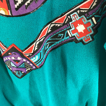 【中古品】【メンズ】 Sweats Appeal byTultex スウェッツ・アピール・バイ・タルテックス ヴィンテージスウェット 長袖スウェット 146-260511-sy-06-otoh サイズ：L カラー：エメラルドグリーン/ターコイズ系 万代Net店