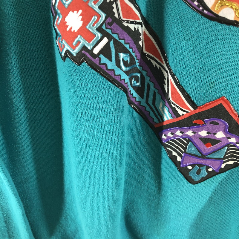 【中古品】【メンズ】 Sweats Appeal byTultex スウェッツ・アピール・バイ・タルテックス ヴィンテージスウェット 長袖スウェット 146-260511-sy-06-otoh サイズ：L カラー：エメラルドグリーン/ターコイズ系 万代Net店