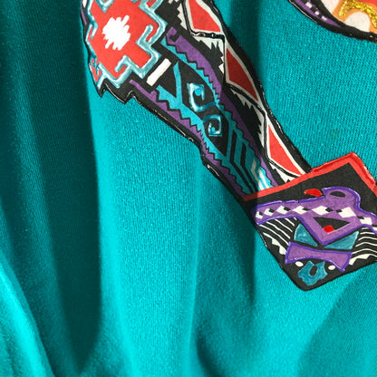 【中古品】【メンズ】 Sweats Appeal byTultex スウェッツ・アピール・バイ・タルテックス ヴィンテージスウェット 長袖スウェット 146-260511-sy-06-otoh サイズ：L カラー：エメラルドグリーン/ターコイズ系 万代Net店