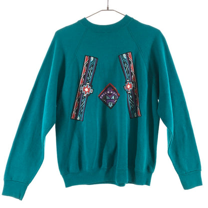 【中古品】【メンズ】 Sweats Appeal byTultex スウェッツ・アピール・バイ・タルテックス ヴィンテージスウェット 長袖スウェット 146-260511-sy-06-otoh サイズ：L カラー：エメラルドグリーン/ターコイズ系 万代Net店