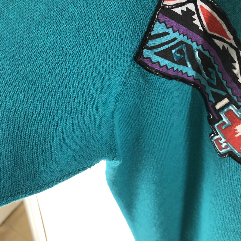 【中古品】【メンズ】 Sweats Appeal byTultex スウェッツ・アピール・バイ・タルテックス ヴィンテージスウェット 長袖スウェット 146-260511-sy-06-otoh サイズ：L カラー：エメラルドグリーン/ターコイズ系 万代Net店
