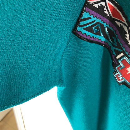 【中古品】【メンズ】 Sweats Appeal byTultex スウェッツ・アピール・バイ・タルテックス ヴィンテージスウェット 長袖スウェット 146-260511-sy-06-otoh サイズ：L カラー：エメラルドグリーン/ターコイズ系 万代Net店