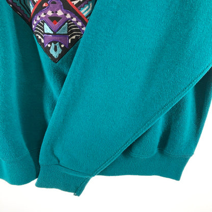 【中古品】【メンズ】 Sweats Appeal byTultex スウェッツ・アピール・バイ・タルテックス ヴィンテージスウェット 長袖スウェット 146-260511-sy-06-otoh サイズ：L カラー：エメラルドグリーン/ターコイズ系 万代Net店