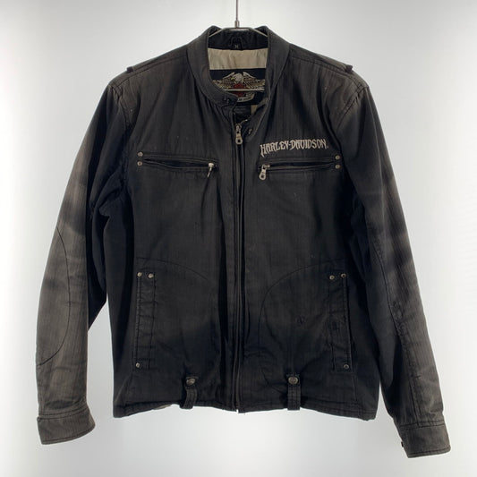 【中古品】【メンズ】 HARLEY DAVIDSON ハーレーダビッドソン WILLIE G WINGED SKULL JACKET コットン ジャケット 145-260607-st-02-otoh カラー：ブラック 万代Net店