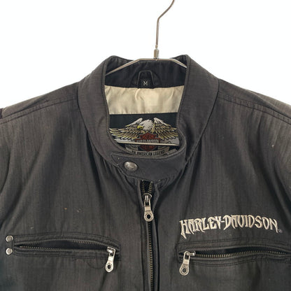 【中古品】【メンズ】 HARLEY DAVIDSON ハーレーダビッドソン WILLIE G WINGED SKULL JACKET コットン ジャケット 145-260607-st-02-otoh カラー：ブラック 万代Net店