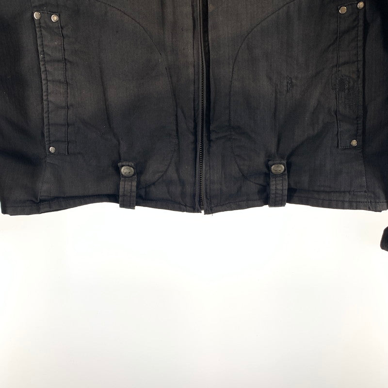 【中古品】【メンズ】 HARLEY DAVIDSON ハーレーダビッドソン WILLIE G WINGED SKULL JACKET コットン ジャケット 145-260607-st-02-otoh カラー：ブラック 万代Net店