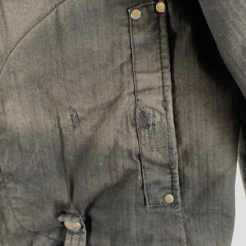 【中古品】【メンズ】 HARLEY DAVIDSON ハーレーダビッドソン WILLIE G WINGED SKULL JACKET コットン ジャケット 145-260607-st-02-otoh カラー：ブラック 万代Net店