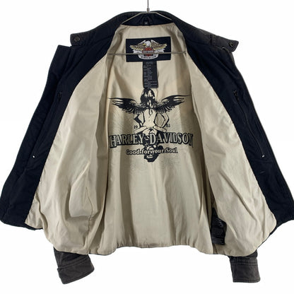 【中古品】【メンズ】 HARLEY DAVIDSON ハーレーダビッドソン WILLIE G WINGED SKULL JACKET コットン ジャケット 145-260607-st-02-otoh カラー：ブラック 万代Net店