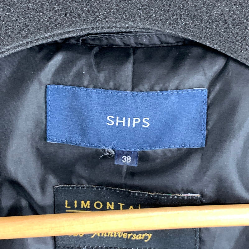 【中古品】【レディース】 SHIPS シップス SHIPS×LIMONTA ダウン コート ジャケット アウター ブランド 古着 (fuz) 169-260606-gm-04-oto サイズ：38 カラー：ブラック 万代Net店