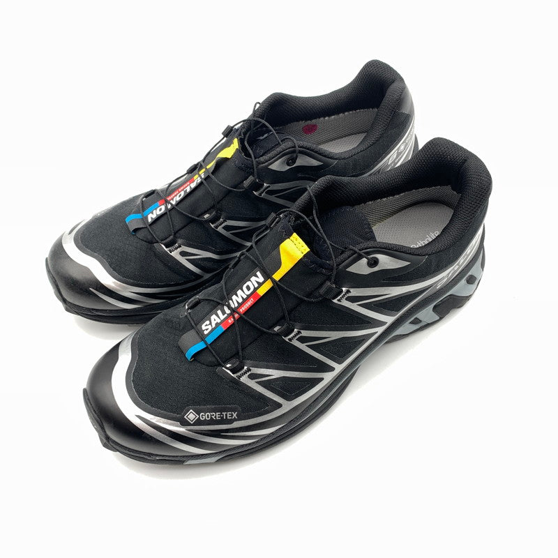 【中古美品】【メンズ】 SALOMON サロモン 474506 XT-6 GTX スニーカー 靴 162-260628-st-05-otoh カラー：ブラック/エボニー/ルナロック 万代Net店