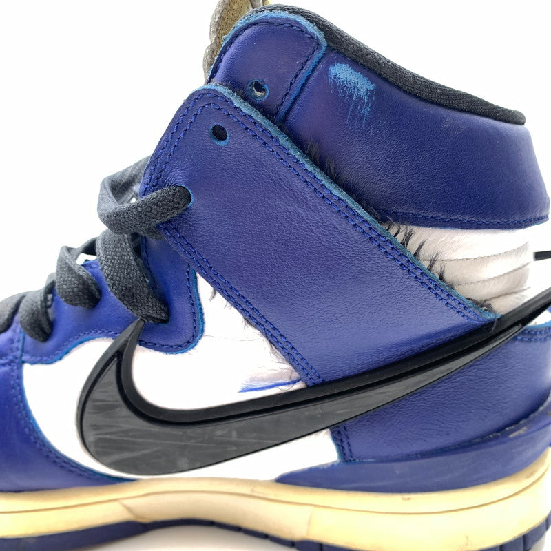 【中古品】【メンズ】 NIKE × AMBUSH ナイキ アンブッシュCU7544-400 DUNK HI AMBUSH "AMBUSH" DEEP ROYAL BLUE BLACK-WHITE スニーカー 靴 160-260618-st-08-otoh カラー：ディープロイヤルブルー/ホワイト－ペールアイボリー/ブラック 万代Net店