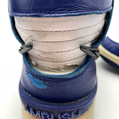 【中古品】【メンズ】 NIKE × AMBUSH ナイキ アンブッシュCU7544-400 DUNK HI AMBUSH "AMBUSH" DEEP ROYAL BLUE BLACK-WHITE スニーカー 靴 160-260618-st-08-otoh カラー：ディープロイヤルブルー/ホワイト－ペールアイボリー/ブラック 万代Net店