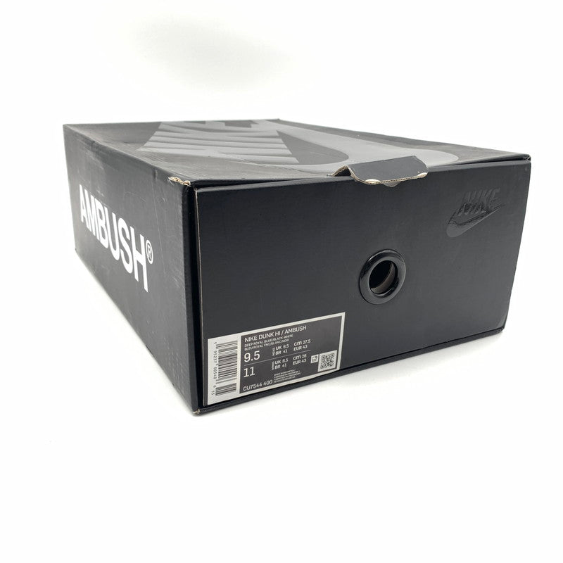 【中古品】【メンズ】 NIKE × AMBUSH ナイキ アンブッシュCU7544-400 DUNK HI AMBUSH "AMBUSH" DEEP ROYAL BLUE BLACK-WHITE スニーカー 靴 160-260618-st-08-otoh カラー：ディープロイヤルブルー/ホワイト－ペールアイボリー/ブラック 万代Net店