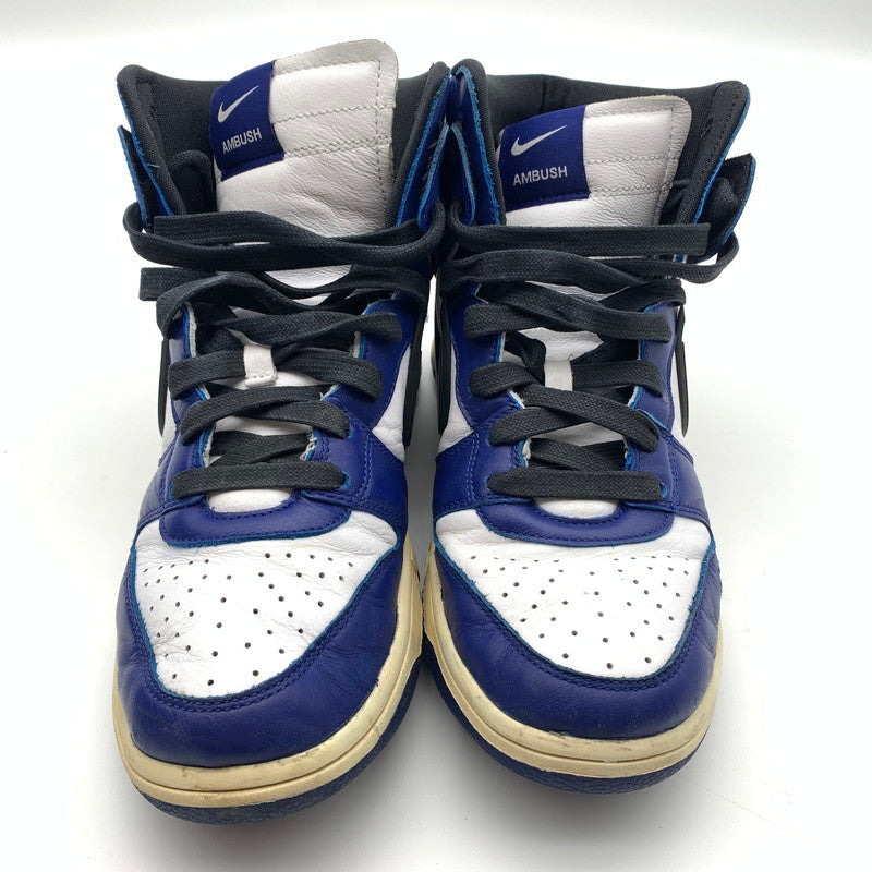 【中古品】【メンズ】 NIKE × AMBUSH ナイキ アンブッシュCU7544-400 DUNK HI AMBUSH "AMBUSH" DEEP ROYAL BLUE BLACK-WHITE スニーカー 靴 160-260618-st-08-otoh カラー：ディープロイヤルブルー/ホワイト－ペールアイボリー/ブラック 万代Net店