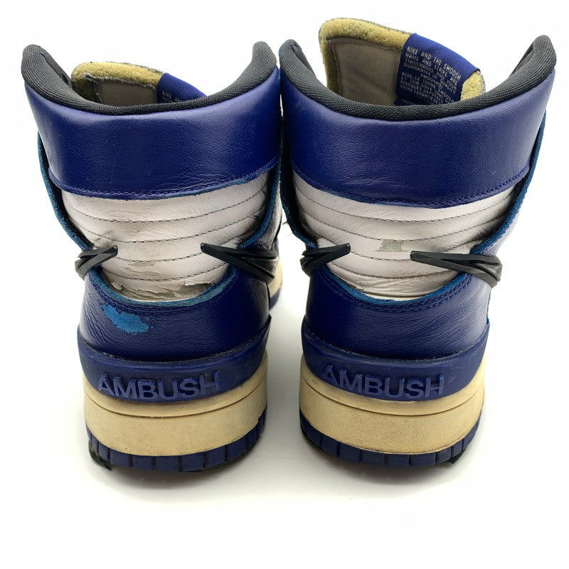 【中古品】【メンズ】 NIKE × AMBUSH ナイキ アンブッシュCU7544-400 DUNK HI AMBUSH "AMBUSH" DEEP ROYAL BLUE BLACK-WHITE スニーカー 靴 160-260618-st-08-otoh カラー：ディープロイヤルブルー/ホワイト－ペールアイボリー/ブラック 万代Net店