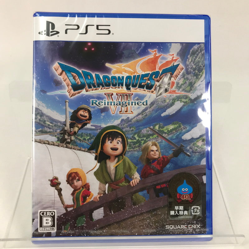 【未使用品】 ドラゴンクエストVII Reimagined - PS5 [CERO区分_B / 12歳以上対象] 026-260623-sy-04-oto 万代Net店