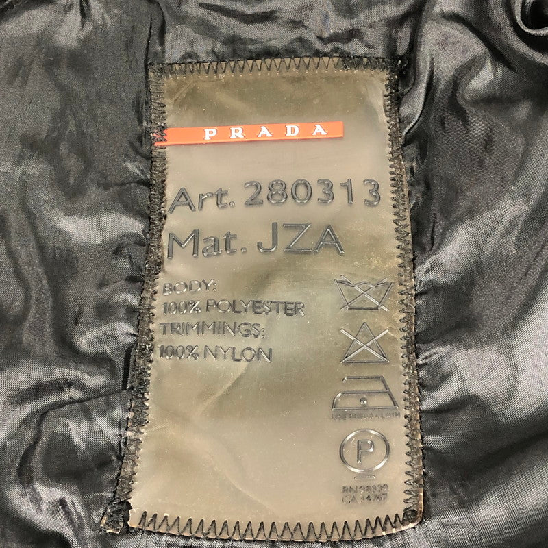 【中古品】【メンズ】 PRADA SPORT 280313 プラダ リネアロッサ ナイロンジャケット 147-260629-sm-01-otoh カラー：ブラック 万代Net店