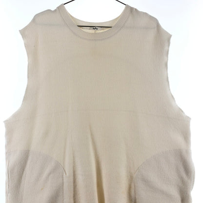 【中古品】【メンズ】 SABY 20B01-1-301 サバイ ニットベスト 147-260818-sm-02-otoh サイズ：L カラー：ホワイト 万代Net店
