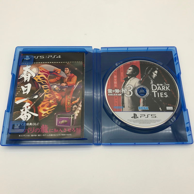 【中古美品】 龍が如く 極３ 龍が如く３外伝 Dark Ties - PS5 [CERO区分_D / 17歳以上対象] 026-260606-sy-05-otoh 万代Net店