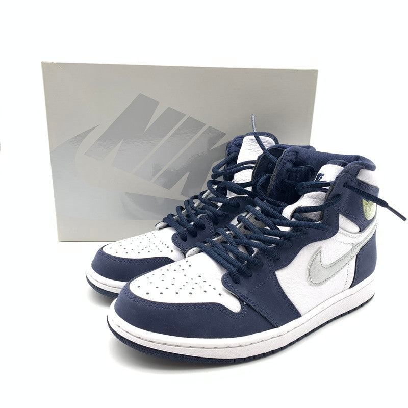 【中古品】【メンズ】 NIKE ナイキ DC1788-100 AIR JORDAN エアジョーダン 1 HIGH OG CO.JP MIDNIGHT NAVY スニーカー 靴 160-260428-ts-04-otoh カラー：ホワイト/ネイビー 万代Net店