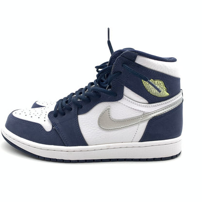 【中古品】【メンズ】 NIKE ナイキ DC1788-100 AIR JORDAN エアジョーダン 1 HIGH OG CO.JP MIDNIGHT NAVY スニーカー 靴 160-260428-ts-04-otoh カラー：ホワイト/ネイビー 万代Net店
