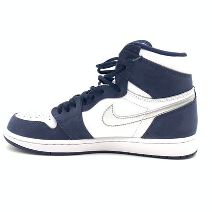 【中古品】【メンズ】 NIKE ナイキ DC1788-100 AIR JORDAN エアジョーダン 1 HIGH OG CO.JP MIDNIGHT NAVY スニーカー 靴 160-260428-ts-04-otoh カラー：ホワイト/ネイビー 万代Net店