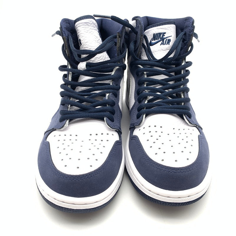 【中古品】【メンズ】 NIKE ナイキ DC1788-100 AIR JORDAN エアジョーダン 1 HIGH OG CO.JP MIDNIGHT NAVY スニーカー 靴 160-260428-ts-04-otoh カラー：ホワイト/ネイビー 万代Net店