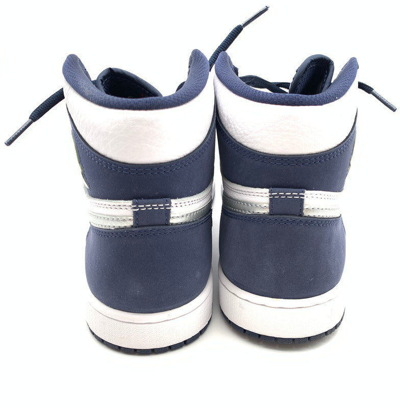 【中古品】【メンズ】 NIKE ナイキ DC1788-100 AIR JORDAN エアジョーダン 1 HIGH OG CO.JP MIDNIGHT NAVY スニーカー 靴 160-260428-ts-04-otoh カラー：ホワイト/ネイビー 万代Net店
