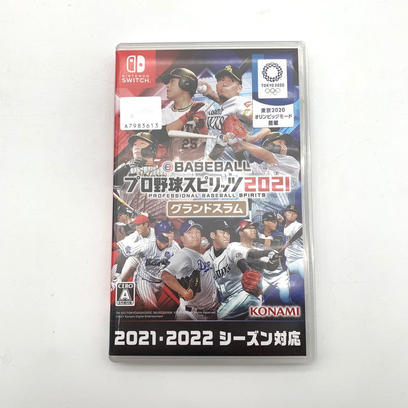 【中古美品】 eBASEBALLプロ野球スピリッツ2021 グランドスラム -Switch [CERO区分_A / 全年齢対象商品] 029-260927-st-02-otoh 万代Net店