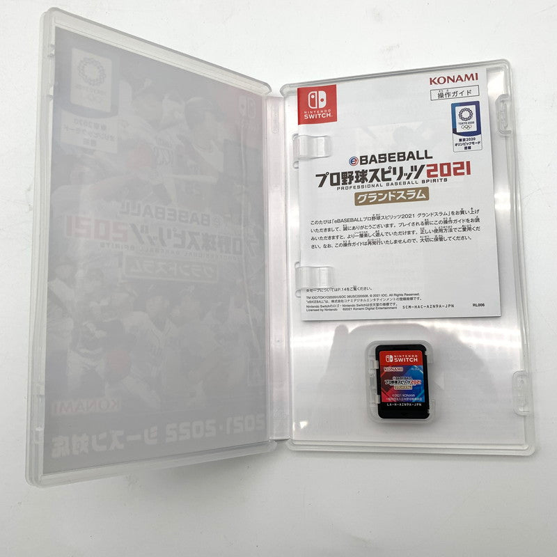 【中古美品】 eBASEBALLプロ野球スピリッツ2021 グランドスラム -Switch [CERO区分_A / 全年齢対象商品] 029-260927-st-02-otoh 万代Net店