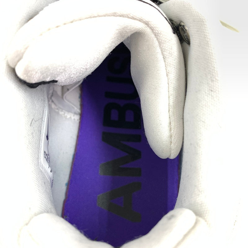 【中古品】【メンズ】 NIKE×AMBUSH ナイキ アンブッシュ AIR ADJUST FORCE DM8465-100 "SUMMIT WHITE" スニーカー 靴 160-260505-st-09-otoh カラー：サミットホワイト / ブラック / サイキックパープル 万代Net店