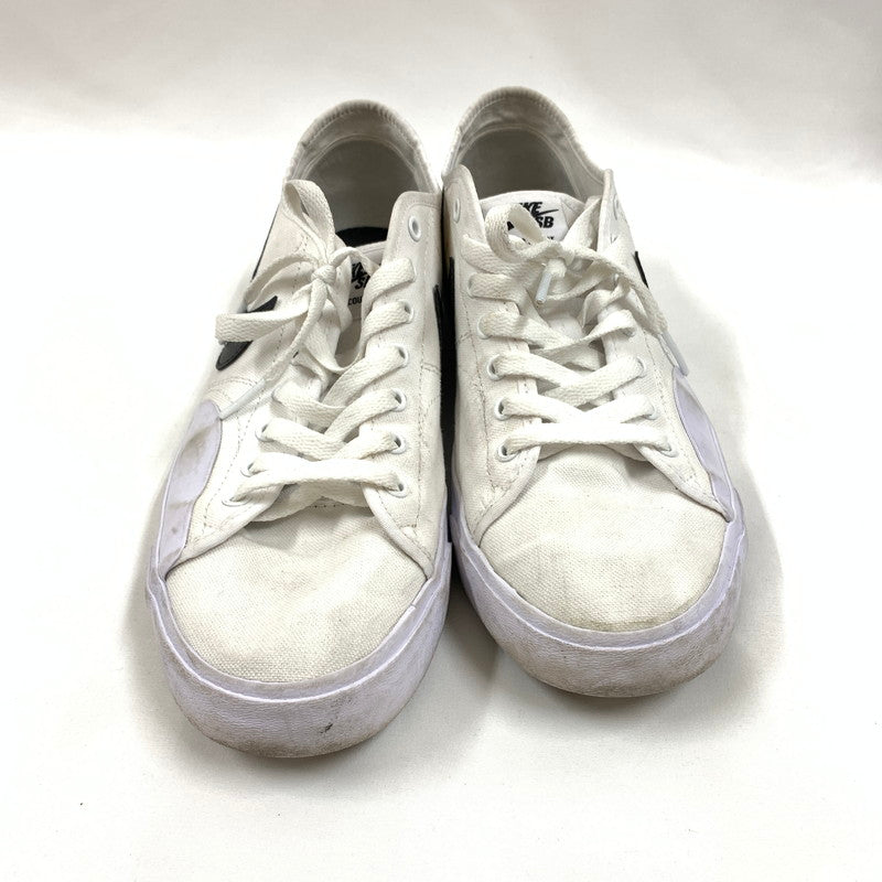 【中古品】【メンズ】 NIKE ナイキ CV1658-101 SB BlZRCOURT スニーカー 靴 160-260605-st-03-otoh カラー：ホワイト/ブラック 万代Net店