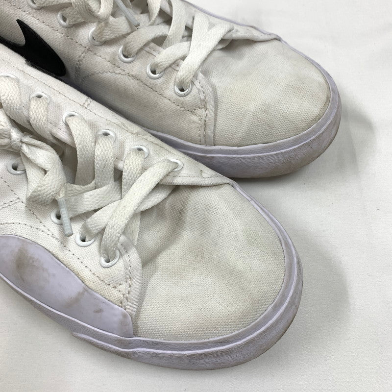 【中古品】【メンズ】 NIKE ナイキ CV1658-101 SB BlZRCOURT スニーカー 靴 160-260605-st-03-otoh カラー：ホワイト/ブラック 万代Net店