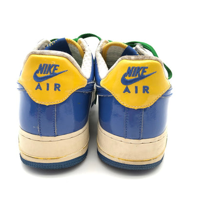 【中古品】【メンズ】 NIKE 309096-221 AIR FORCE 1 LOW PREMIUM ナイキ エアフォース1 ロー ワールドカップ ブラジルスニーカー 靴 160-260714-sm-07-otoh カラー：イエロー ブルー 万代Net店