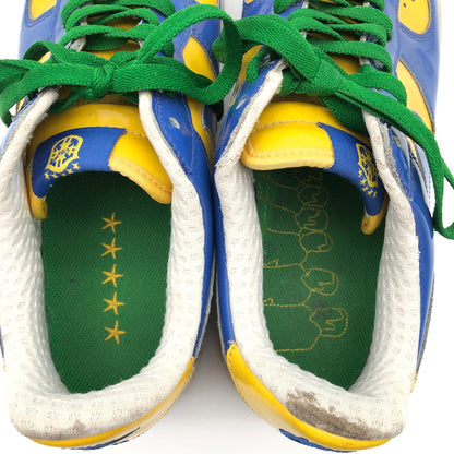 【中古品】【メンズ】 NIKE 309096-221 AIR FORCE 1 LOW PREMIUM ナイキ エアフォース1 ロー ワールドカップ ブラジルスニーカー 靴 160-260714-sm-07-otoh カラー：イエロー ブルー 万代Net店
