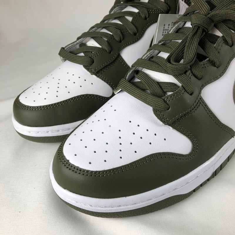 【中古美品】【メンズ】 NIKE DD1399-107 DUNK HIGH CHAMPIONSHIP KHAKI ナイキ ダンク ハイ レトロ ホワイト カーゴ カーキ スニーカー 靴 160-260611-sm-02-otoh カラー：ホワイト カーゴ カーキ 万代Net店