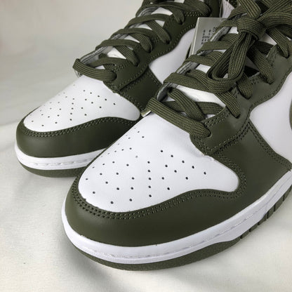 【中古美品】【メンズ】 NIKE DD1399-107 DUNK HIGH CHAMPIONSHIP KHAKI ナイキ ダンク ハイ レトロ ホワイト カーゴ カーキ スニーカー 靴 160-260611-sm-02-otoh カラー：ホワイト カーゴ カーキ 万代Net店