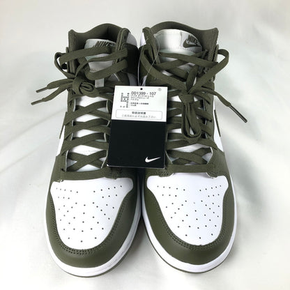 【中古美品】【メンズ】 NIKE DD1399-107 DUNK HIGH CHAMPIONSHIP KHAKI ナイキ ダンク ハイ レトロ ホワイト カーゴ カーキ スニーカー 靴 160-260611-sm-02-otoh カラー：ホワイト カーゴ カーキ 万代Net店